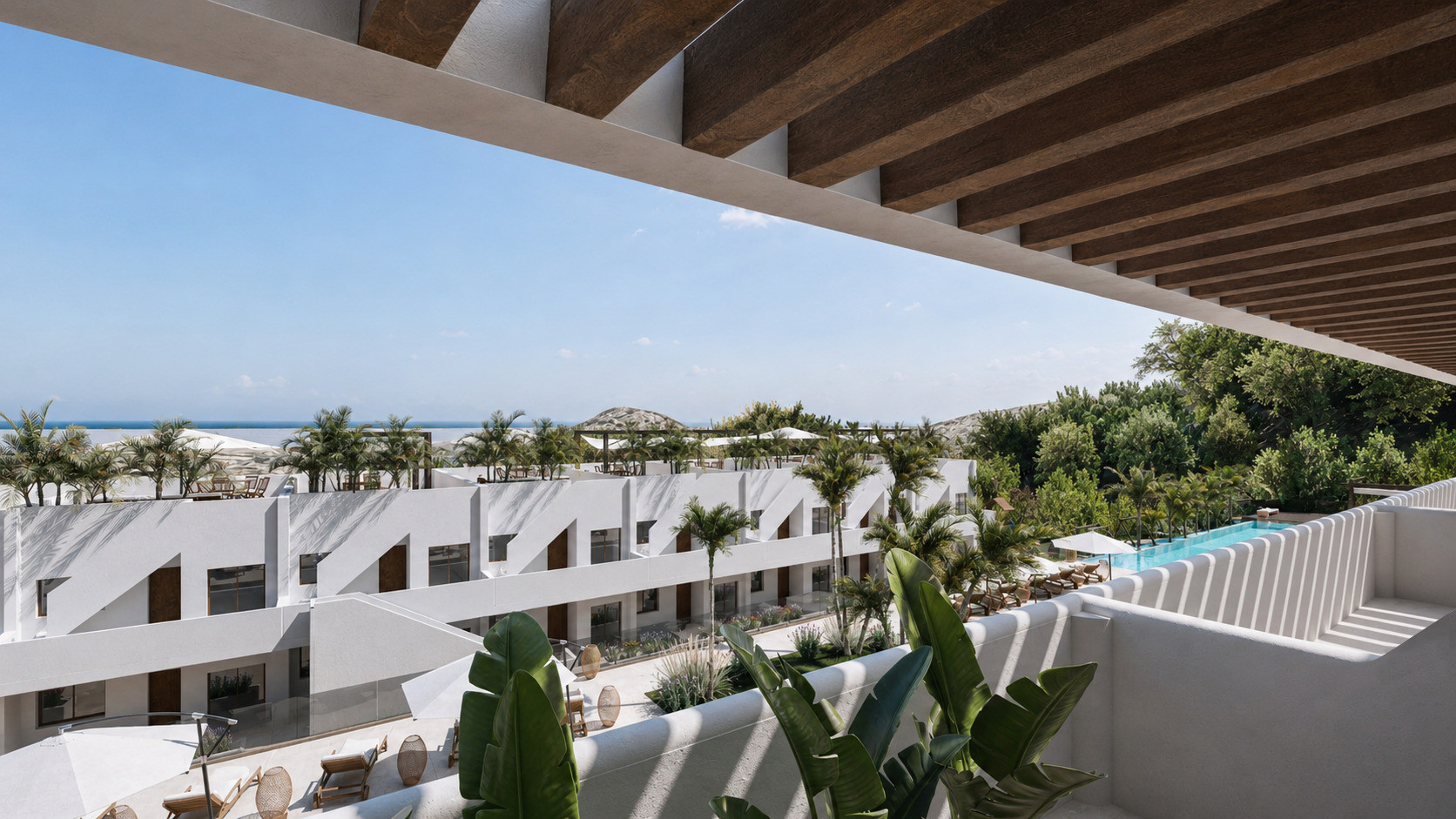 New-build bungalows in Pulpí with sea views