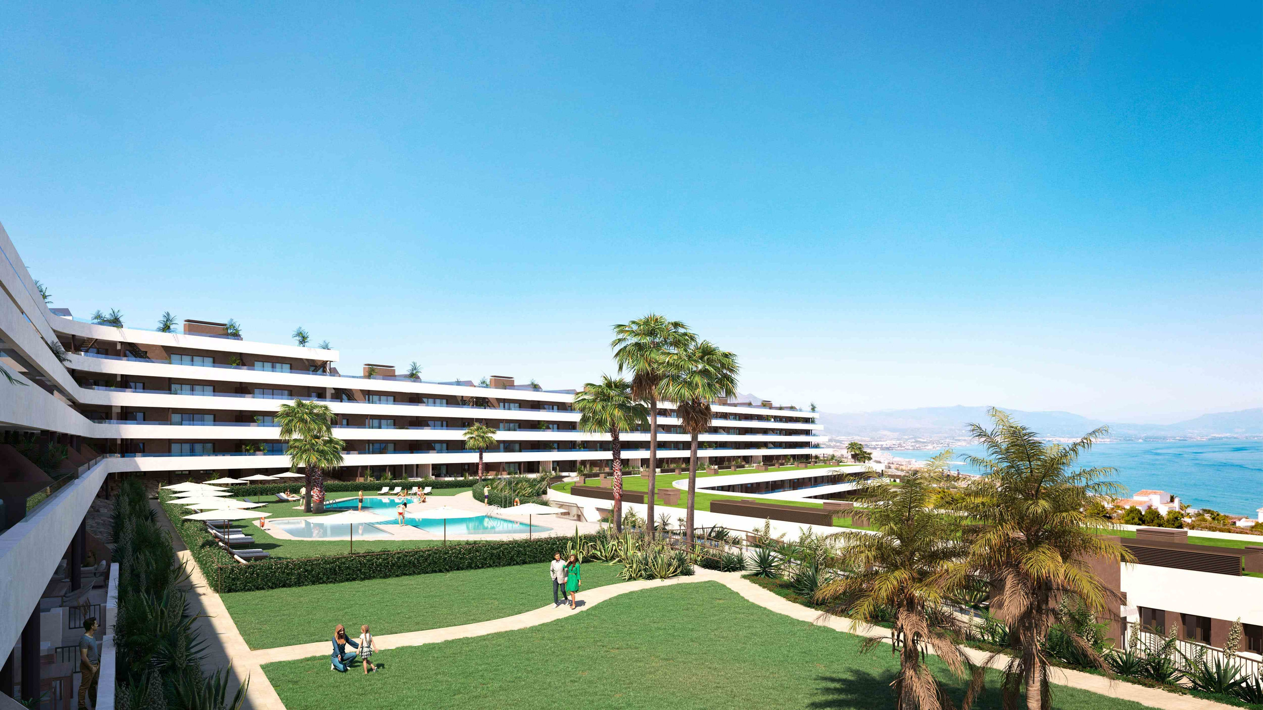 Apartamentos y áticos en Manilva cerca de la playa, entrega en 2028