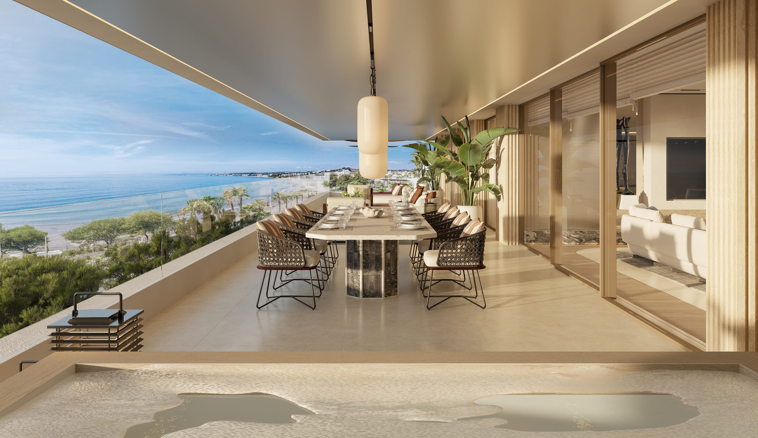Apartments in Estepona with sea views, ready in 2028