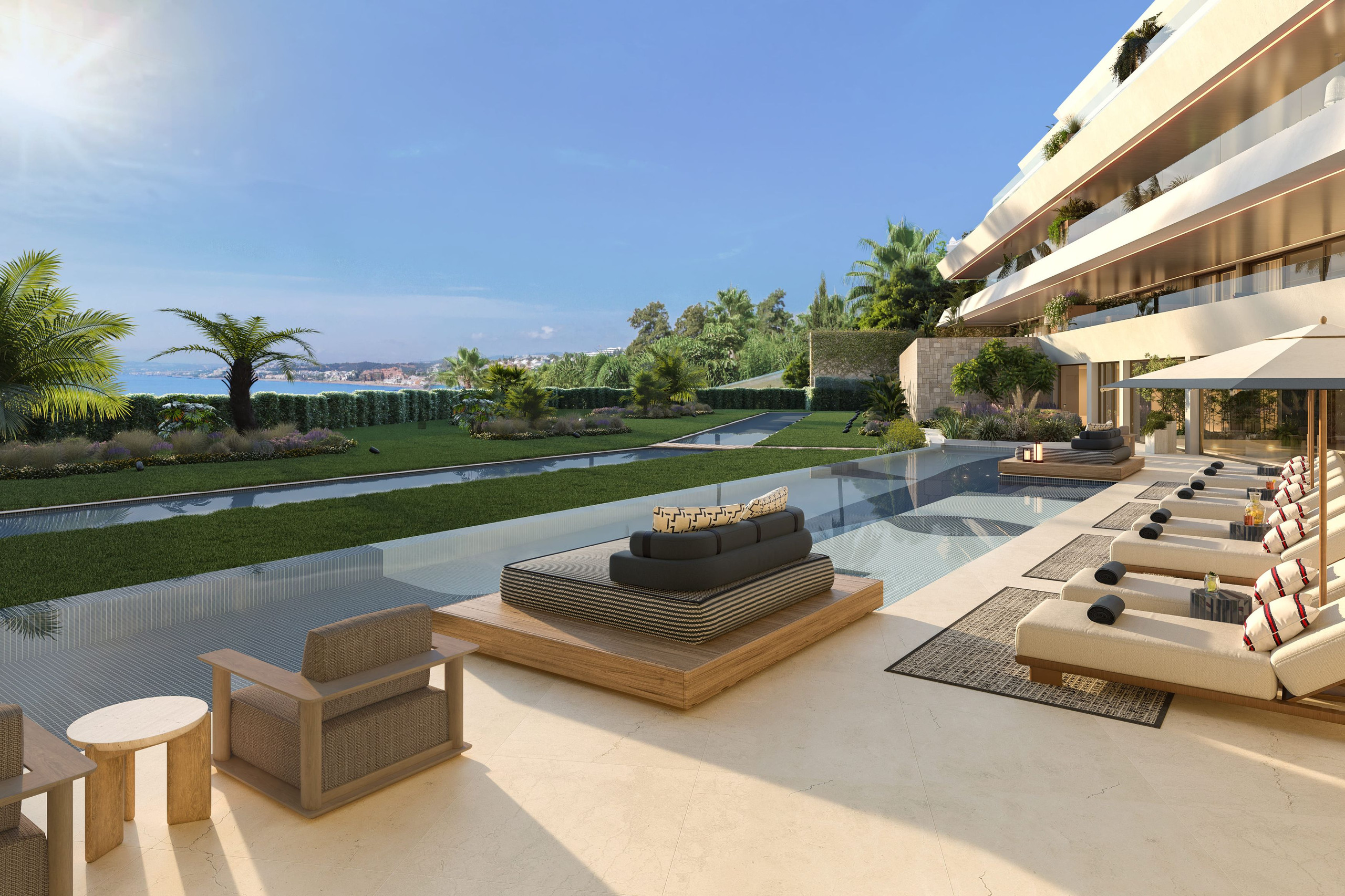 Apartments in Estepona with sea views, ready in 2028