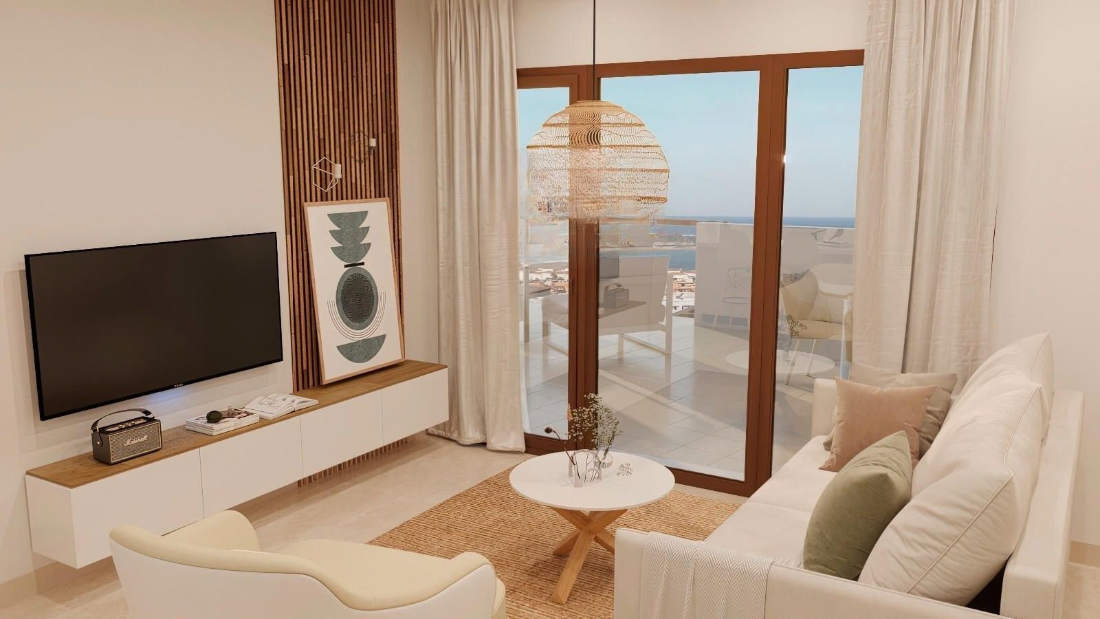 3-bedroom townhouses in Vera with sea views