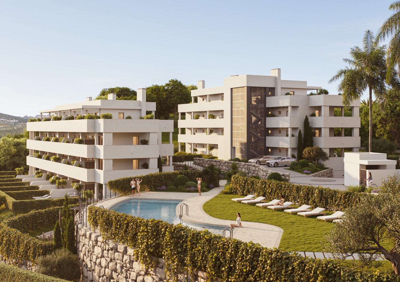 Apartamentos y áticos de 1 dormitorio en Manilva cerca de la playa